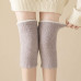 Girls Women Hosiery Knitted Leg Warmers Coral Fleece Socks Knee Protection