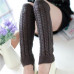 Women Ladies Winter Warm Leg Warmers Long Knit Knitted Crochet Socks Leggings