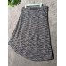 A-Line Skirt MEDIUM(8-10) Women Activewear  Gray High Low Hem Pocket Zip 