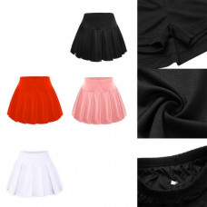 Women Tennis Dress with Ultra Thin Scrunch Shorts Sports Fitness Running Skirt