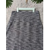 A-Line Skirt MEDIUM(8-10) Women Activewear  Gray High Low Hem Pocket Zip 