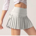 Tennis Skirts Women Golf Pleated Pantskirt Sports Fitness Shorts Pocket