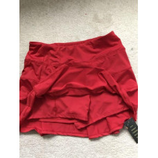 Nwt Sz L Red Pull On Skort