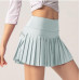 Tennis Skirts Women Golf Pleated Pantskirt Sports Fitness Shorts Pocket