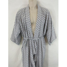 Japanese Pine Rabbit Mens L Dressing Gown Kimono Yukata Bath Robe