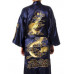 Kimono Dressing Gown Bath Robe Nightwear Men's Japanese Chinese 