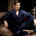 Mens Silk Satin Pajamas Set Pyjamas Set Sleepwear Loungewear Homewear Plus Size