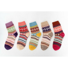 5 Pairs Womens Winter Warm Thermal Lambs Wool Merino Heavy Duty Boot Socks 5-9