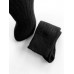 100% Lambswool Natural Pure Black Wool Socks Winter Warm Woollen Comfy Walking