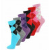 12 Pairs Ladies Womens Summer Cotton DESIGNER Colourd Socks Uk4-7 Eu35-39 L10761