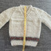 Handmade 100% Wool Knitted Pullover Sweater V Neck Equador Kid/Children ~3/4T