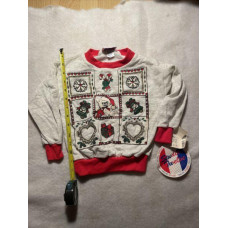 Christmas kids sweater size 4 vintage